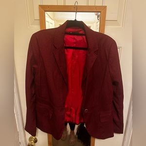 Dark Red Blazer